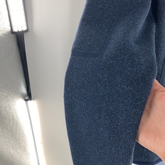 Patagonia Womens Navy Blue 1/4 Zip Better Sweater Fleece Jacket Size Medium - Picture 7 of 12